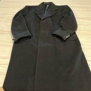 London Fog 3/4 Black Wool Top Coat